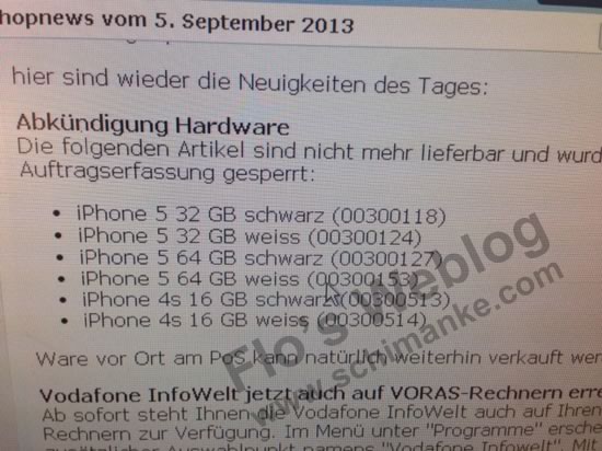 Apple、｢iPhone 5S/5C｣の発売後に｢iPhone 5｣の一部モデルと｢iPhone 4S｣の販売を終了か?!