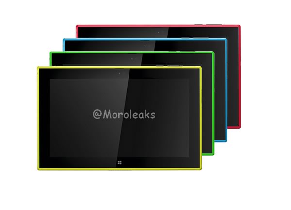 NokiaのWindows RT搭載タブレット｢Lumia 2520｣の新たなプレス用画像が流出 – 全4色に?!