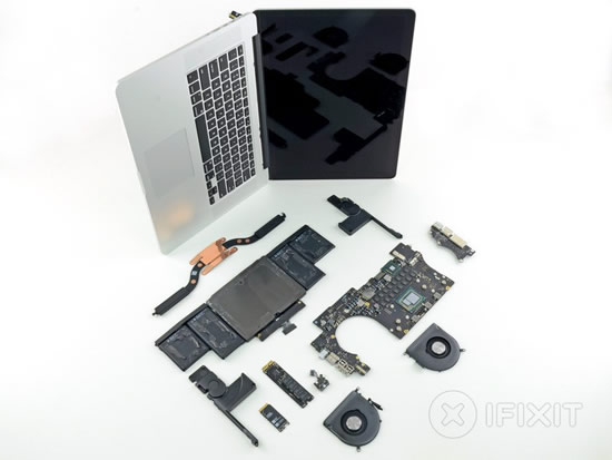 iFixit、｢MacBook Pro (Retina, 15-inch, Late 2013)｣の分解レポートを公開