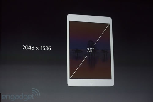 Apple、Retinaディスプレイを搭載した新型iPad miniを発表