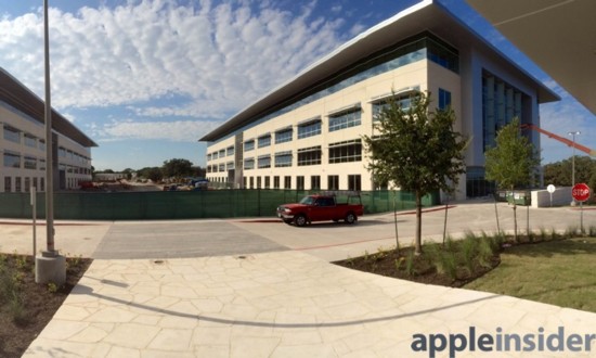 米Appleのオースティンキャンパスの拡張工事、第1期工事はほぼ完成