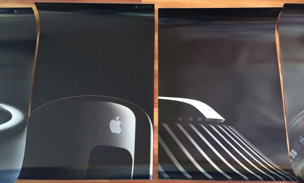 米Apple、一部のジャーナリストに対し新型Mac Proのポスターを送付