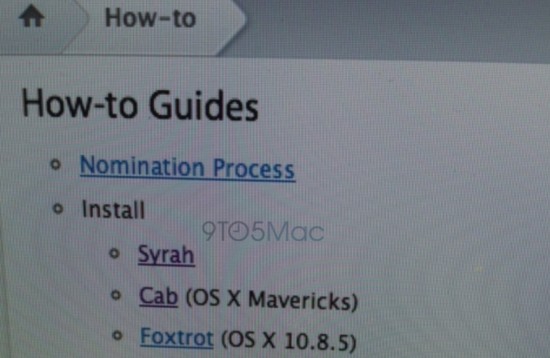 次期OS Xこと｢OS X 10.10｣の内部コードネームが｢Syrah｣である事が確認される