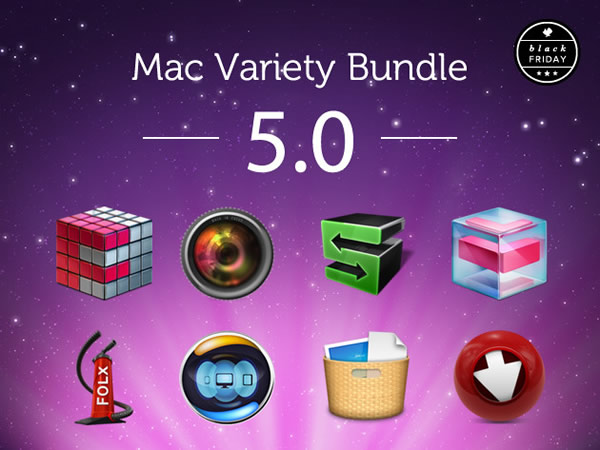 総額401ドルのMac向けアプリ8本が90％オフの39ドルになる｢The Mac Variety Bundle 5.0｣のセール開催中