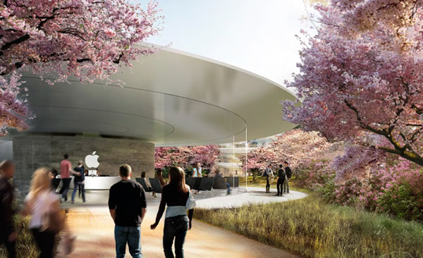 Appleの新本社キャンパス『Campus 2』の新たなレンダリング画像が公開される