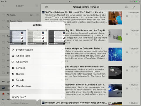iPad向け人気RSSリーダーアプリ｢Mr. Reader｣、｢iOS 7｣対応でUIを刷新した最新版リリース