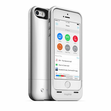 mophie、ストレージを内蔵した｢iPhone 5/5s｣用の新しいバッテリーケース『mophie space pack for iPhone』を発表