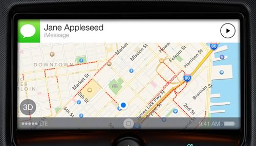 iPhoneと車の連携機能｢iOS in the Car｣の最新のスクリーンショットが明らかに
