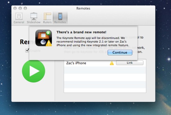 Apple、iOS向けアプリ｢Keynote Remote｣の提供を終了 ｰ 今後は｢Keynote for iOS｣の利用を推奨