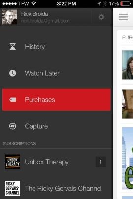 Google Playで購入した映画やテレビ番組はiOSデバイスでもYouTube公式アプリを利用して視聴可能