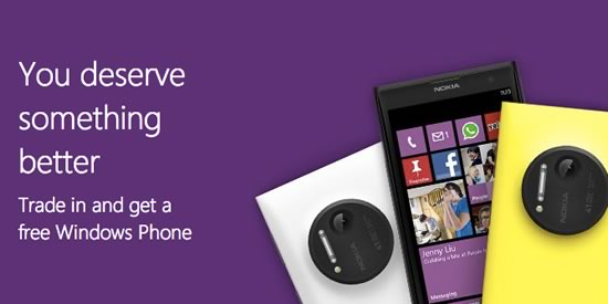 米Microsoft、｢iPhone 4/4S｣と｢Nokia Lumia 1020/1520｣を無償で交換する下取りキャンペーンを実施
