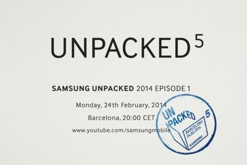 Samsung、2月24日に発表イベント｢Unpacked 5｣を開催へ – ｢Galaxy S5｣を発表か?!