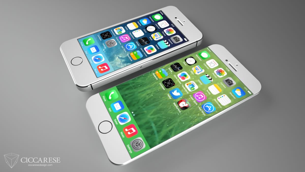 ｢iPhone 6｣のコンセプト画像 ｰ CiccareseDesignが想像した4.7インチ&5.5インチ版｢iPhone｣