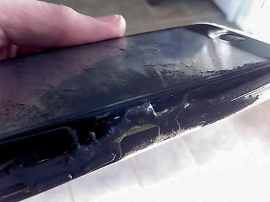 米メイン州ケネバンクの中学校で｢iPhone｣が爆発炎上する事件が発生