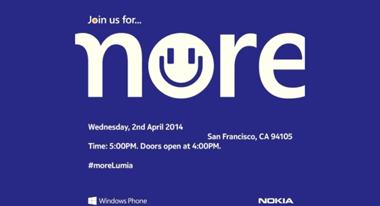Nokia、4月2日に｢Lumia｣シリーズの新モデルの発表イベントを開催へ