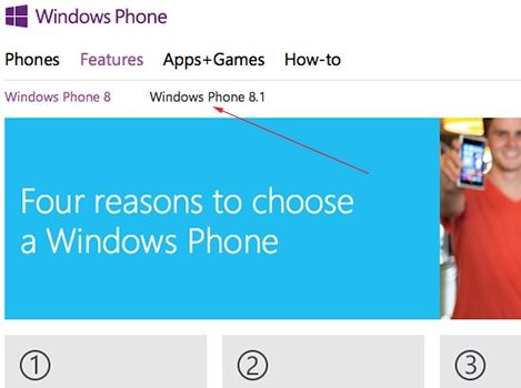 Microsoft、｢Windows Phone 8.1｣の公式ページを準備中