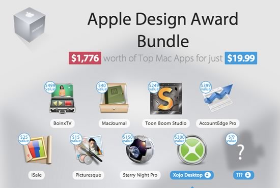 MacHeist、総額約18万円のMac向けアプリを約2,000円で販売する｢Apple Design Award Bundle｣のセールを開催中