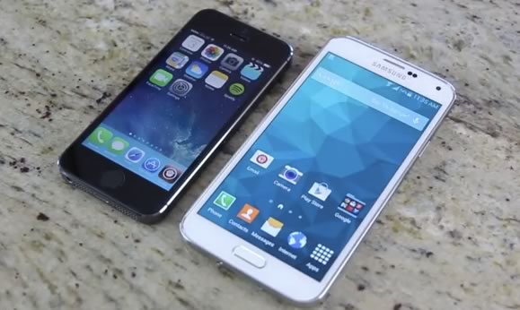 ｢iPhone 5s｣と｢Samsung Galaxy S5｣の指紋認証機能の比較テスト映像