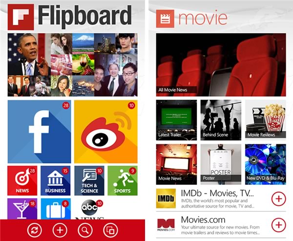 人気ソーシャルニュースマガジンアプリ｢Flipboard｣、Windows Phone向けのベータ版がようやく登場