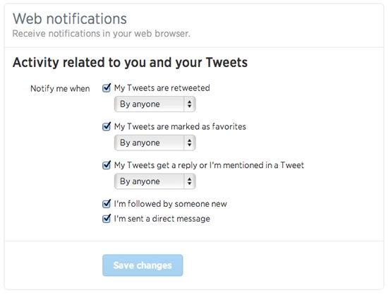 Twitter、ウェブ版へのポップアップ通知機能の追加を発表