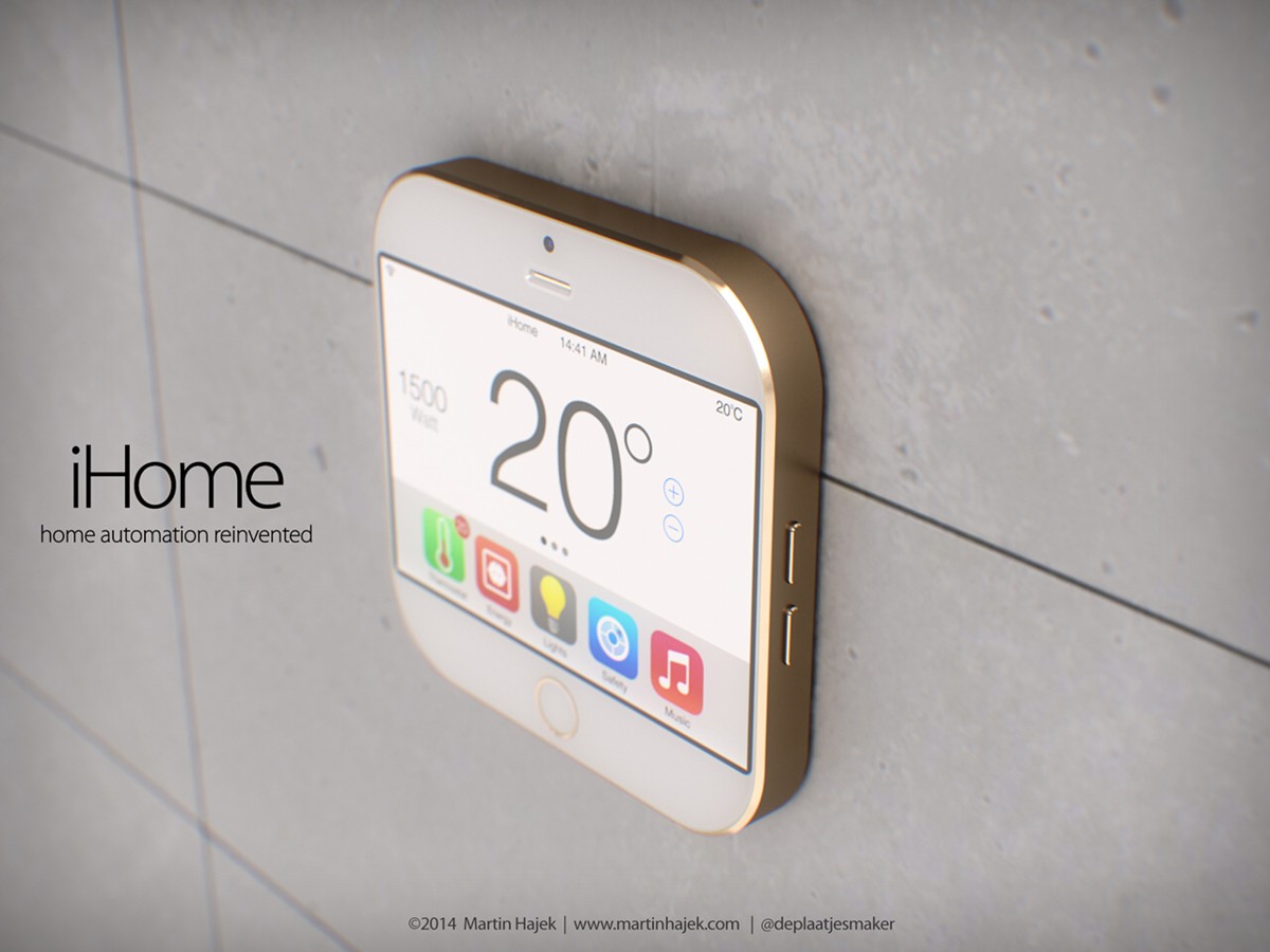 Martin Hajek氏、iOSを搭載したスマートホーム用デバイス｢iHome｣のコンセプトを公開