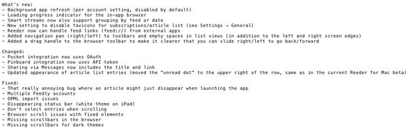 iOS向け人気RSSリーダーアプリ｢Reeder｣の最新版は早ければ来週にもリリースか