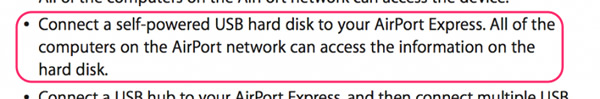 Apple、｢AirMac Express｣のUSBポートで外付けHDDの接続をサポート予定だった事が明らかに
