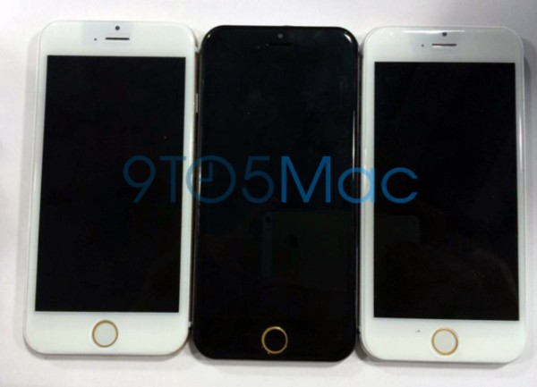3色全てが揃った｢iPhone 6｣のモックアップの写真