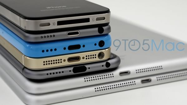 ｢iPhone 6｣の4.7インチモデルのモックアップと各種iOSデバイスとの比較映像