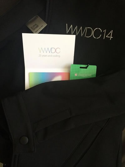 ｢WWDC 2014｣の参加者記念品は25ドルの限定iTunesギフトカードやジャケット