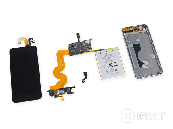 iFixit、新しい｢iPod touch (第5世代)/16GB｣の分解レポートを公開