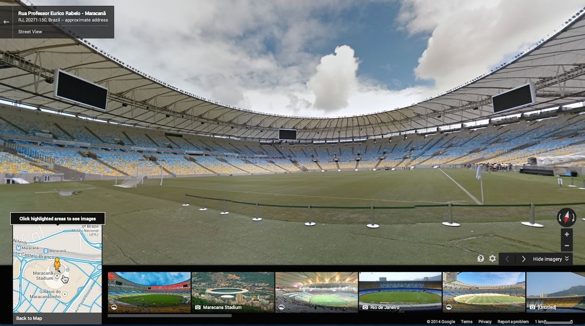 FIFAワールドカップ2014の試合会場のピッチに立てる!! 全スタジアムが｢Google マップ｣のストリートビューで閲覧可能に