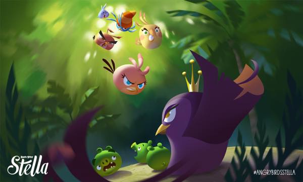 Rovio、9月リリース予定の新作ゲーム｢Angry Birds Stella｣の新しい画像を公開