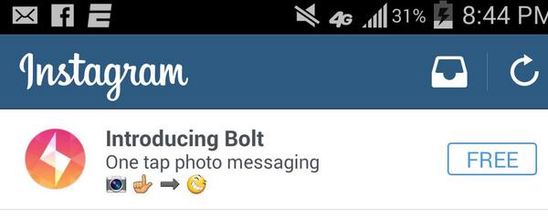 Instagram、｢Snapchat｣対抗のフォトメッセージングアプリ｢Bolt｣をリリースか
