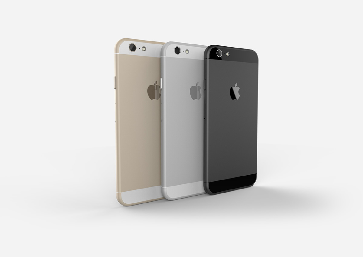 かなり完成度の高い｢iPhone 6｣の各カラーモデルのレンダリング画像