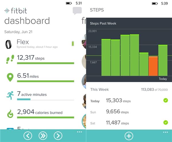 Fitbit、｢Windows Phone｣向けの公式アプリをリリース