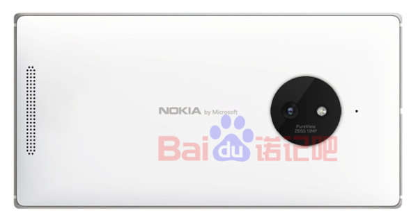 流出した｢Lumia｣の新モデルの画像から｢Nokia by Microsoft｣のブランド名が確認される