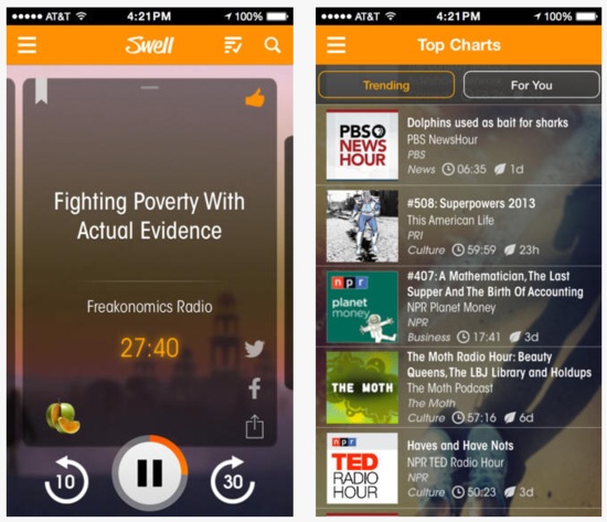 米Apple、自分好みの番組だけを流せるPodcast/ラジオアプリ｢Swell｣を買収か
