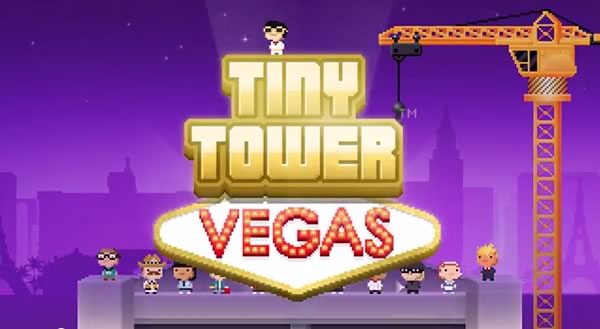 人気シミュレーションゲーム｢Tiny Tower｣シリーズの新作『Tiny Tower Vegas』は8月28日にリリースへ