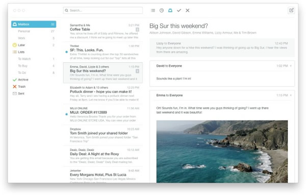 人気メールアプリ｢Mailbox｣のMac版が登場 ｰ ベータテストは順次拡大へ
