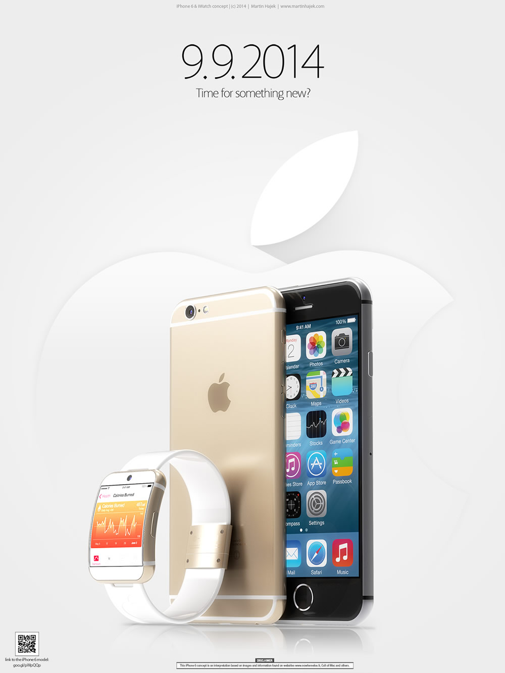 ｢iPhone 6｣にそっくりな｢iWatch｣のコンセプトデザイン
