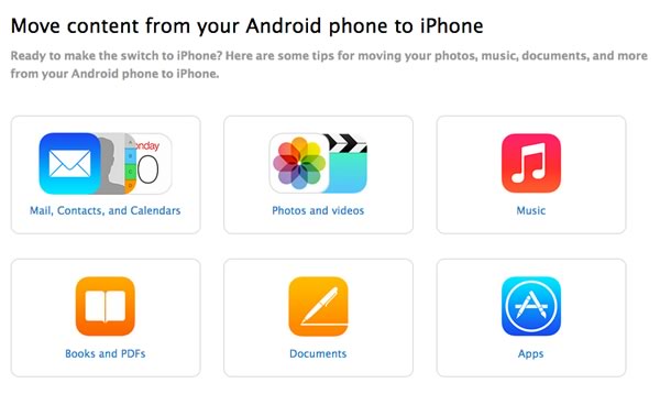米Apple、AndroidからiPhoneへの乗り換えユーザーをサポートするサイトを開設