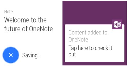 Microsoft、Android Wear向けの｢OneNote｣を発表