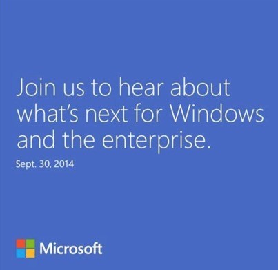 米Microsoft、9月30日に｢Windows 9｣の発表イベントを開催へ
