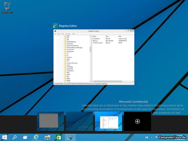 【動画】｢Windows 9｣の仮想デスクトップ機能の動作映像