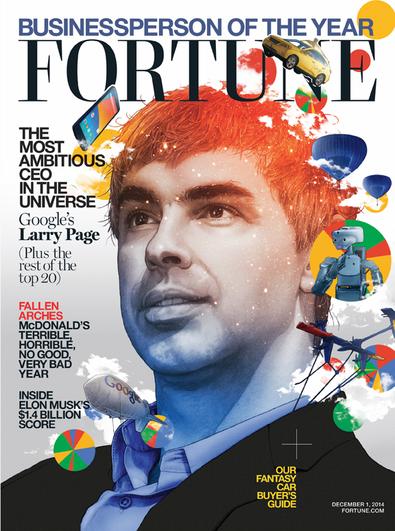 Fortune誌が選ぶ今年の最優秀ビジネスパーソンはGoogleのラリー・ペイジCEO