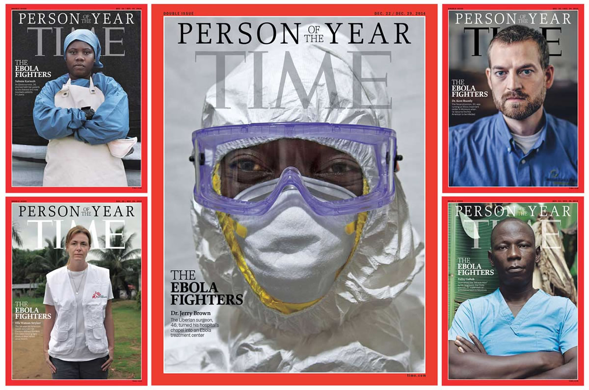 米TIME誌の｢今年の人｣、2014年は『エボラ熱生存者・医療関係者』に
