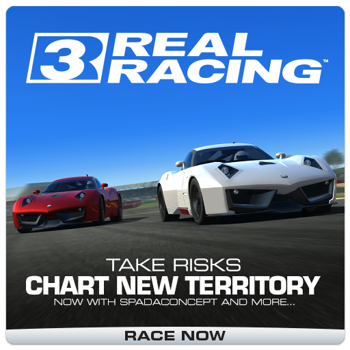 人気レースゲーム｢Real Racing 3｣にSpadaconceptのスーパーカーが登場