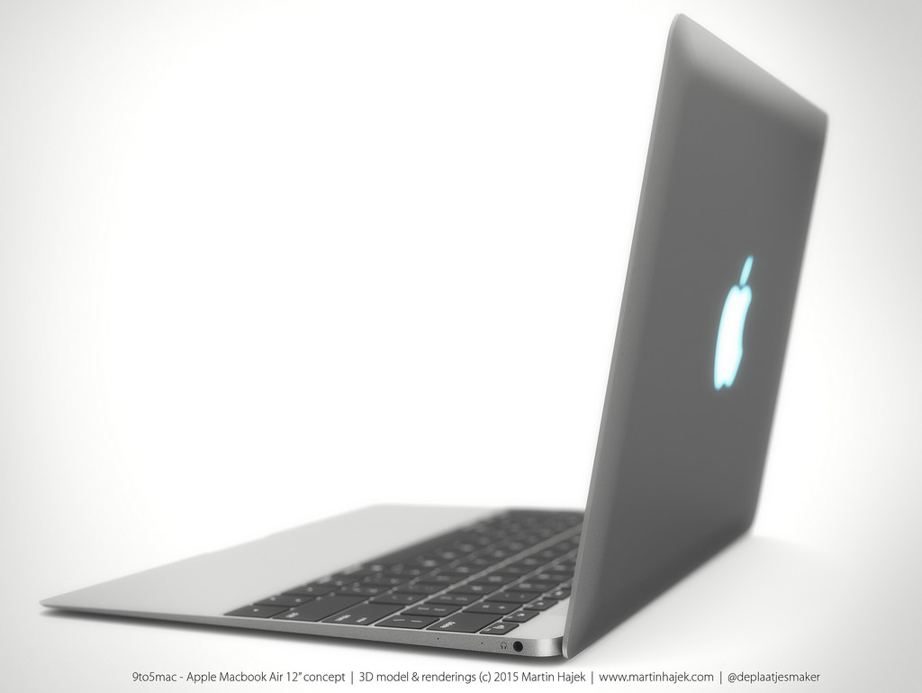 最新の情報をもとに作成された12インチ版｢MacBook Air｣のコンセプト画像