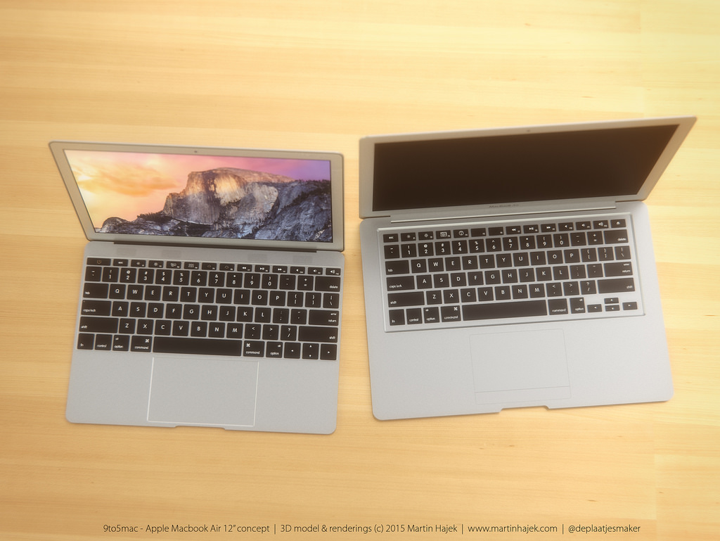 最新の情報をもとに作成された12インチ版｢MacBook Air｣のコンセプト画像